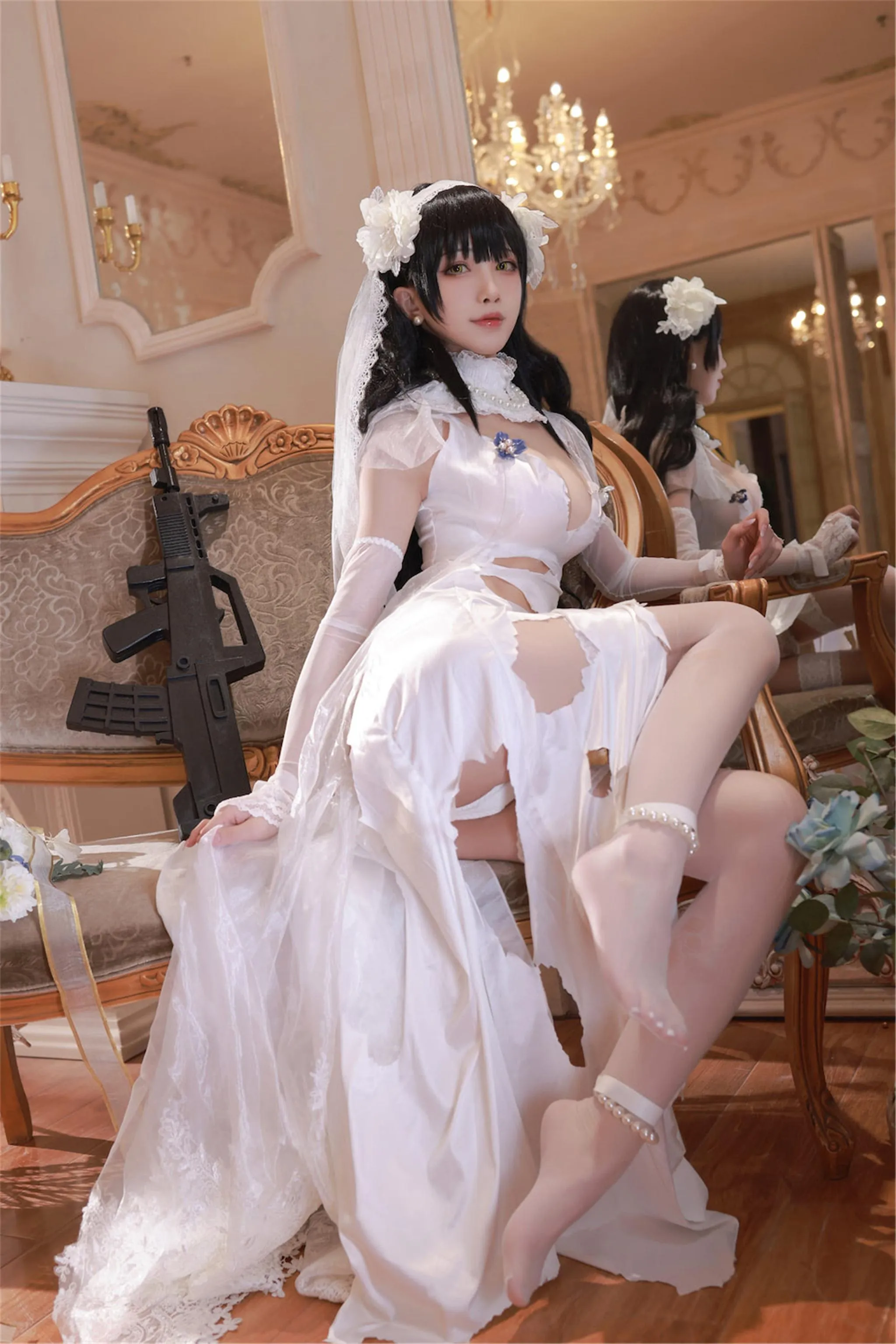 水淼Aqua – NO.87 少女前线 OTS14＆Type95 [77P]插图1